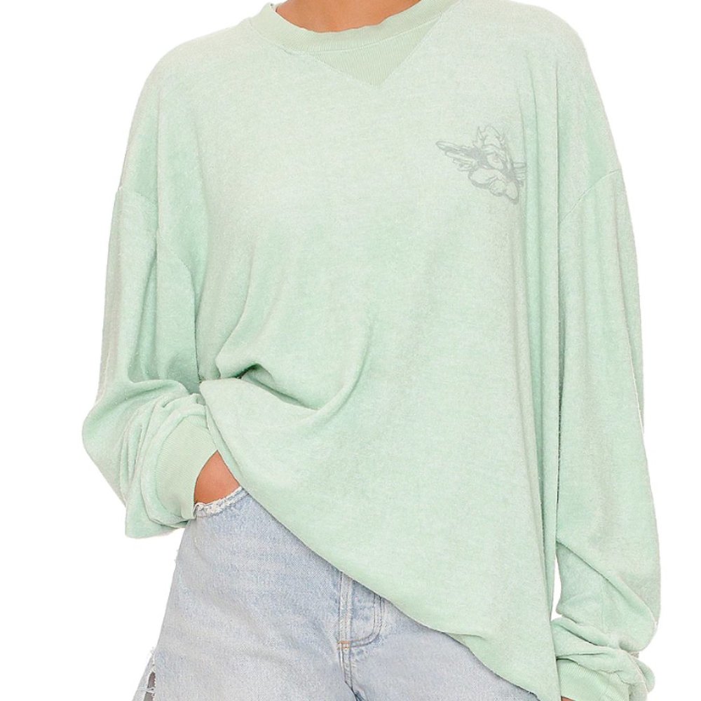 Boys Lie Change Of Heart Crewneck in Mint